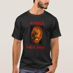 Afrikanischer König des Dschungels beeindruckende  T-Shirt