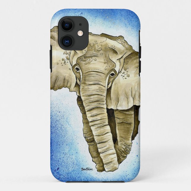 Afrikanischer Kontinent Case-Mate iPhone Hülle (Rückseite)