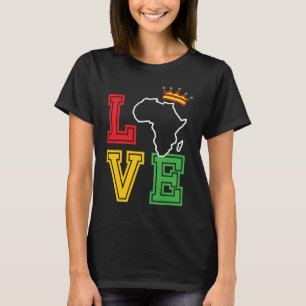 Afrikanischer Kontinent der Black History Month Li T-Shirt