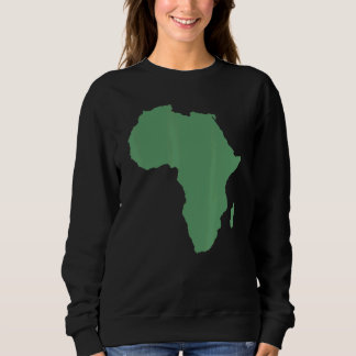 Afrikanischer Kontinent & Karte Afrika Kleidung fü Sweatshirt