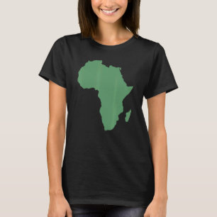 Afrikanischer Kontinent & Karte Afrika Kleidung fü T-Shirt