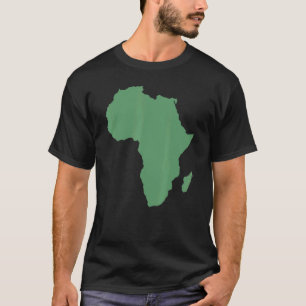 Afrikanischer Kontinent & Karte Afrika Kleidung fü T-Shirt