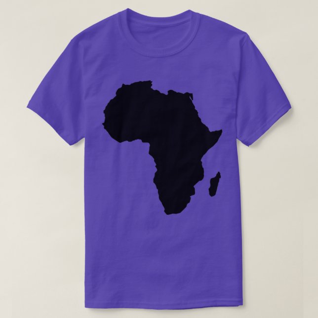 Afrikanischer Kontinent T-Shirt (Design vorne)