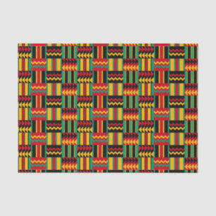 Afrikanischer Korbgeflecht-Stolz-rotes Seidenpapier