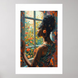 Afrikanischer Kunstdruck Poster