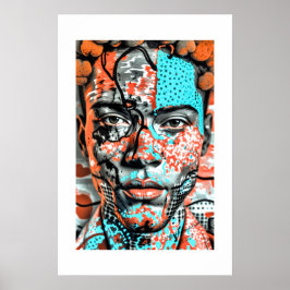 Afrikanischer Kunstdruck Poster