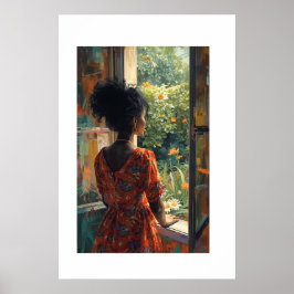 Afrikanischer Kunstdruck Poster