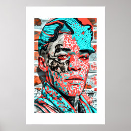 Afrikanischer Kunstdruck Poster
