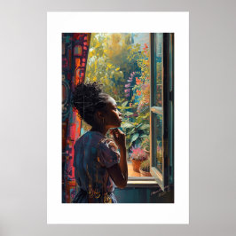 Afrikanischer Kunstdruck Poster