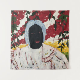 Afrikanischer Kunstteppich Wandteppich