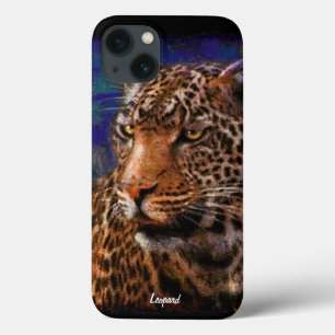 Afrikanischer Leopard Big Cat Wildlife Art Case