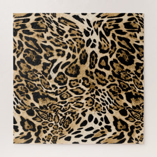 Afrikanischer Leoparden-Pelz: Nahtlose Tiertextur