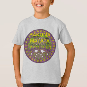 Afrikanischer Lila und Gelber Kaleidoskop Traditio T-Shirt