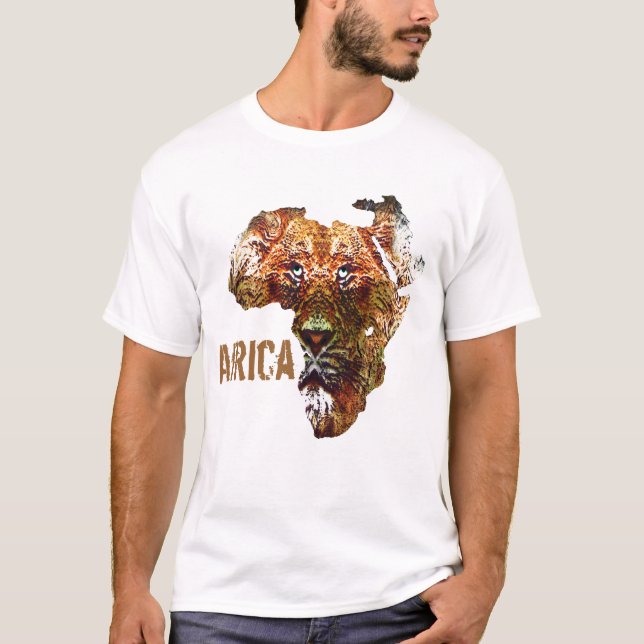 Afrikanischer Löwe-T - Shirt (Vorderseite)