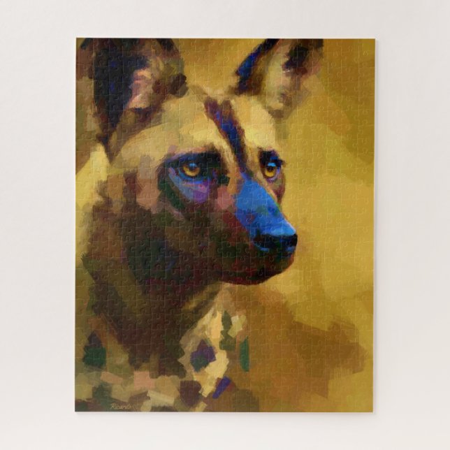 Afrikanischer MalWolf (Vertikal)