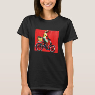 Afrikanischer Mann fährt Fahrrad Afrikanisches far T-Shirt