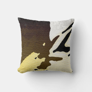afrikanischer Muscheltuch Urban Print Kissen