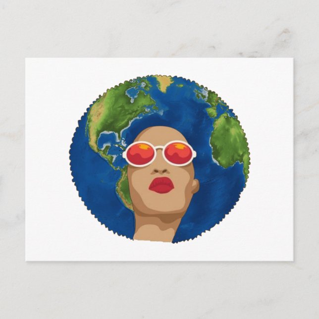 afrikanischer Muttertag Postkarte (Vorderseite)