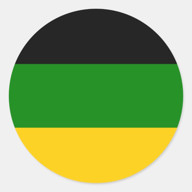 Afrikanischer Nationalkongress ANC Südafrika Runder Aufkleber (Vorderseite)