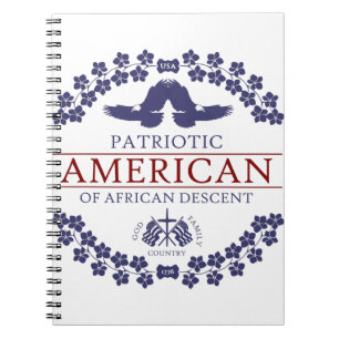 Afrikanischer PATRIOT Notizblock