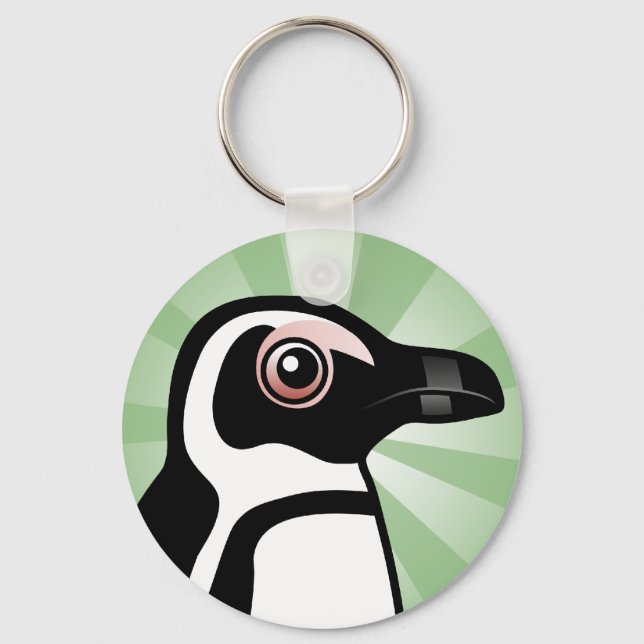 Afrikanischer Pinguin Schlüsselanhänger (Vorderseite)