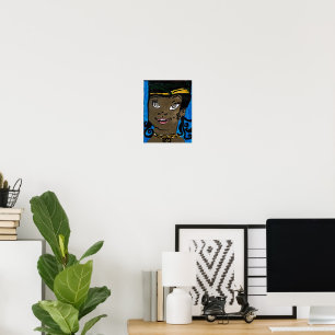 Afrikanischer Prinzessinnen Druck, Wertposter (Ha Poster