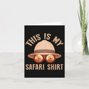 Afrikanischer Safari-Familienurlaub Zoo-Tier-Safar Karte
