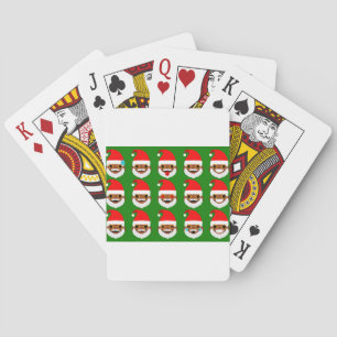 Afrikanischer Santa Emoji Emoticons Spielkarten