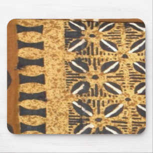 Afrikanischer Schlammstoff mit Mousepad