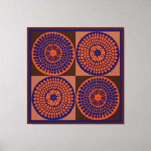 Afrikanischer Sonnenblumenkorb Leinwanddruck