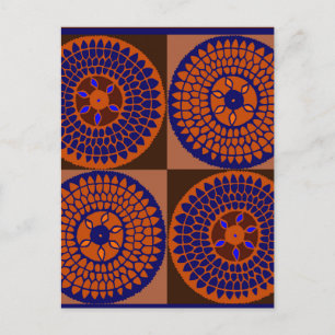 Afrikanischer Sonnenblumenkorb Postkarte