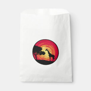 Afrikanischer Sonnenuntergang Geschenktütchen