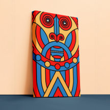 Afrikanischer Stammeskrieger