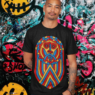 afrikanischer Stammeskrieger T-Shirt