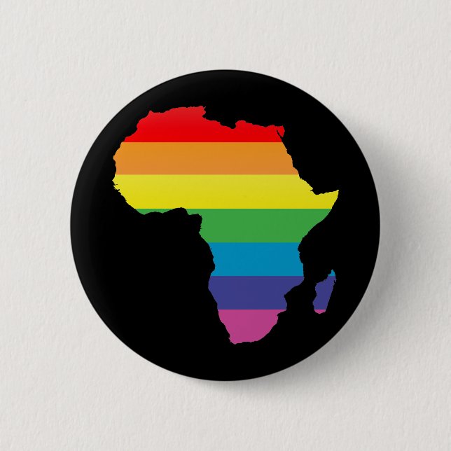 afrikanischer Stolz. Button (Vorderseite)
