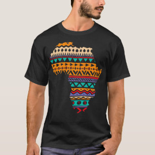 Afrikanischer Stolz Traditionelles Dashiki Muster  T-Shirt