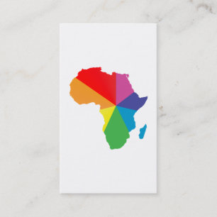 afrikanischer Stolz. Visitenkarte