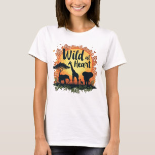 Afrikanischer T - Shirt wild lebender Tiere