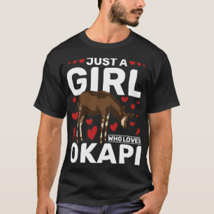Afrikanischer-Tier-Safari Nur Ein Mädchen Das Okap T-Shirt