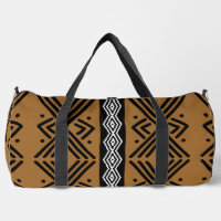 Afrikanischer Tribal-Schlammtuch inspirierte Duffe