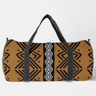 Afrikanischer Tribal-Schlammtuch inspirierte Duffe Duffle Bag