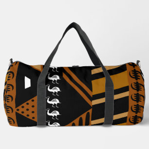 Afrikanischer Tribal-Schlammtuch inspirierte Duffe Duffle Bag