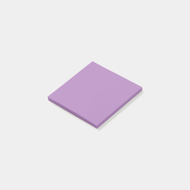 Afrikanischer violett (Vollfarbe)  Post-it Klebezettel (angewinkelt)