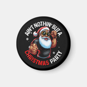 Afrikanischer Weihnachtsmann Pajama Magnet