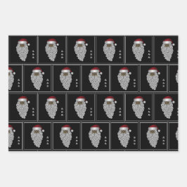 Afrikanischer WeihnachtsWeihnachtsfest Geschenkpapier Set