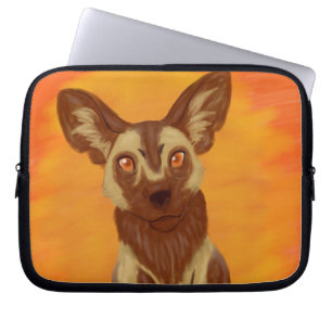 Afrikanischer Wildhund Laptopschutzhülle