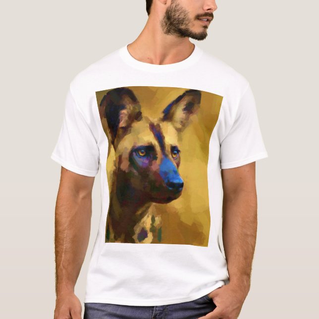 Afrikanischer Wildhund T-Shirt (Vorderseite)