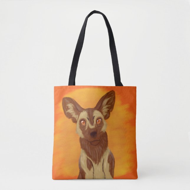 Afrikanischer Wildhund Tasche (Vorderseite)