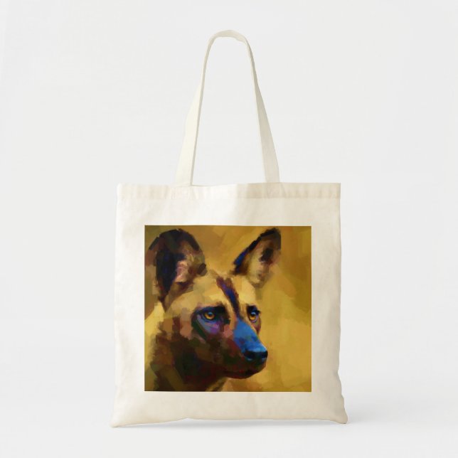 Afrikanischer Wildhund Tragetasche (Vorne)