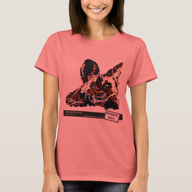 Afrikanischer Wildhund von Natasha Bowdoin T-Shirt (Vorderseite)